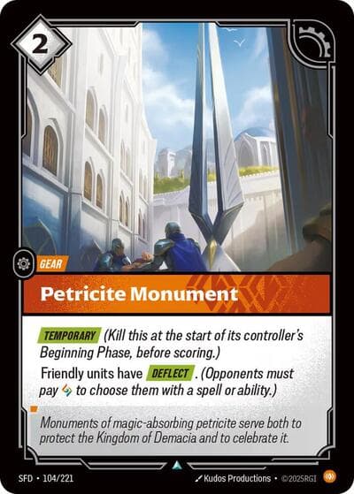 Petricite Monument card