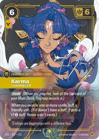 Karma, Channeler (Signature) card