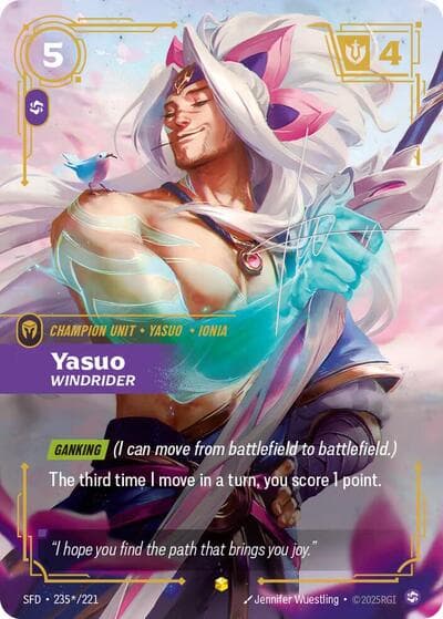 Yasuo, Windrider (Signature) card