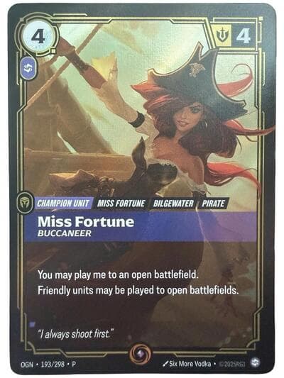 Miss Fortune, Buccaneer card
