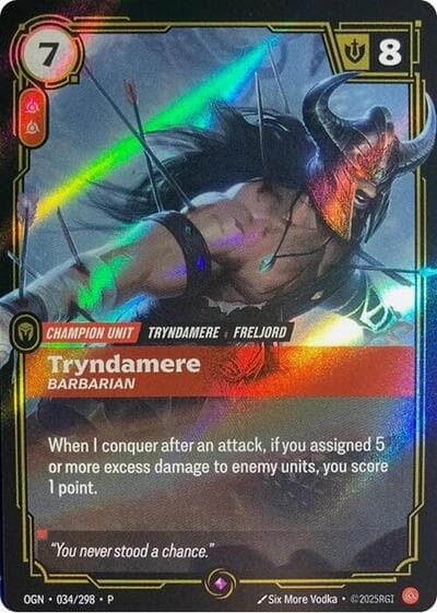 Tryndamere, Barbarian card