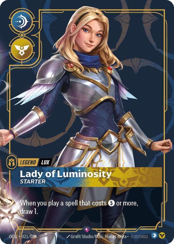Lux, Lady of Luminosity (Metal) (Best Of) — Organized Play Promos (#021)