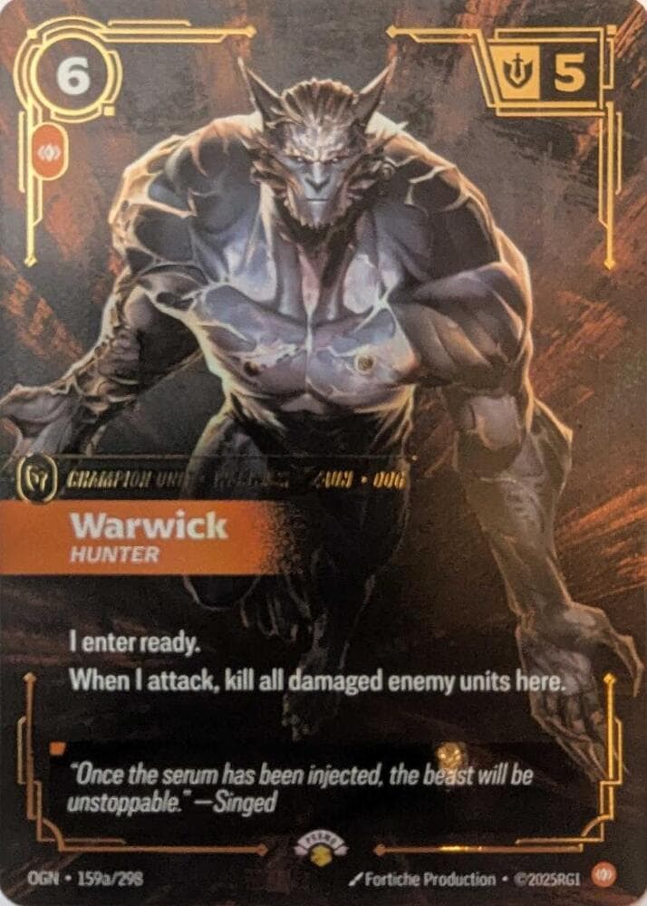 Warwick, Hunter — Promotional Cards (#159a)
