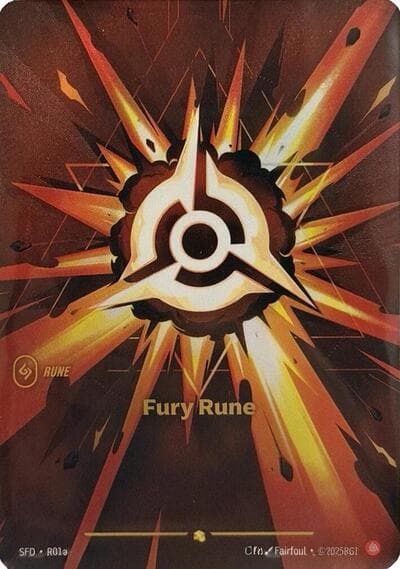 Fury Rune card