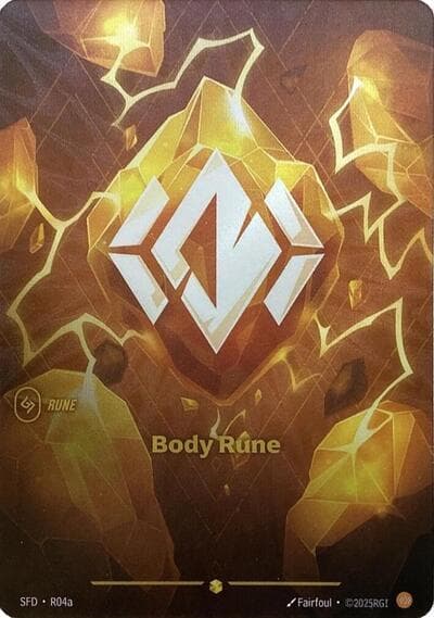 Body Rune card