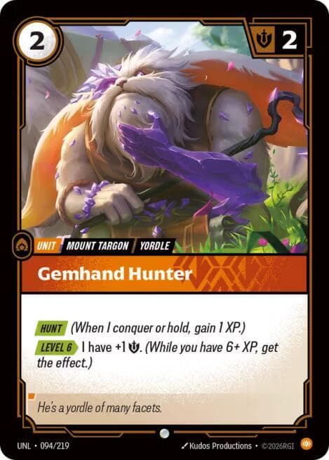 Gemhand Hunter — Unleashed (#094)