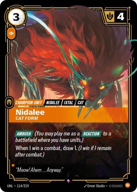 Nidalee, Cat Form — Unleashed (#114)