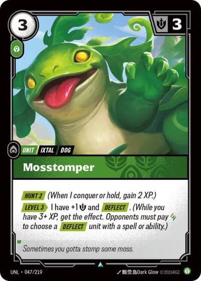 Mosstomper card