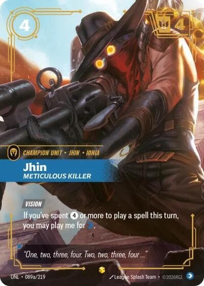 Jhin, Meticulous Killer card
