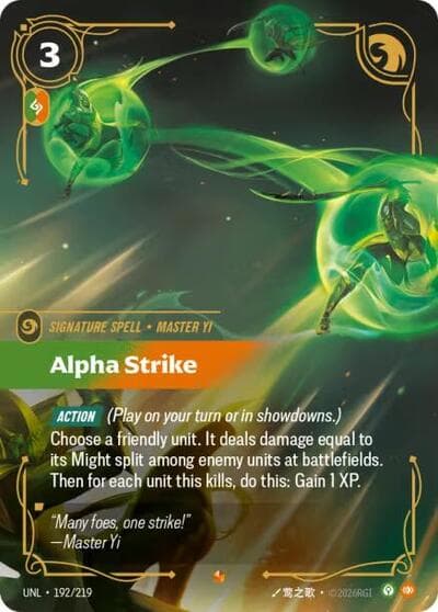 Alpha Strike card