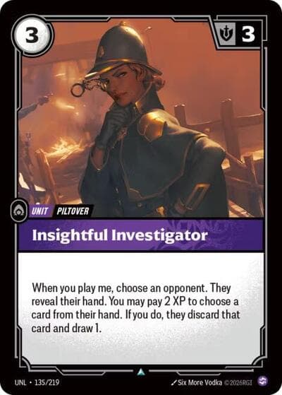 Insightful Investigator card