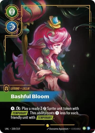 Lillia, Bashful Bloom card