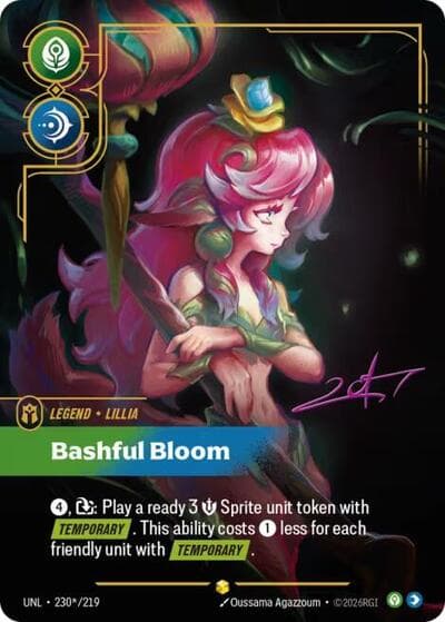 Lillia, Bashful Bloom card