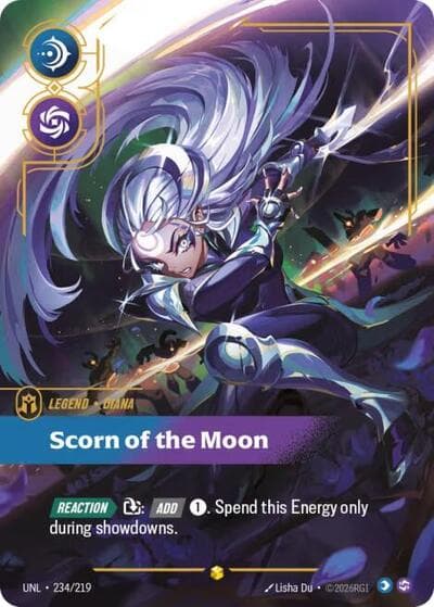 Diana, Scorn of the Moon card