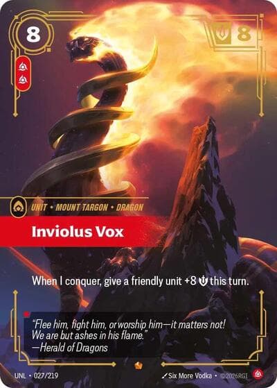 Inviolus Vox card