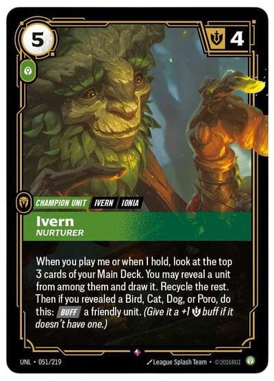 Ivern, Nurturer card