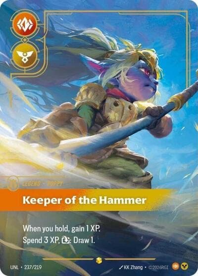 Poppy, Keeper of the Hammer card
