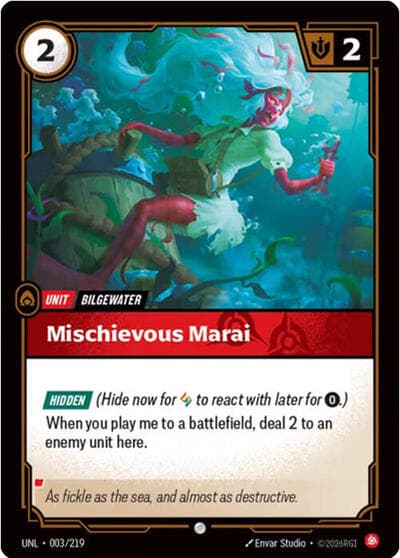 Mischievous Marai card