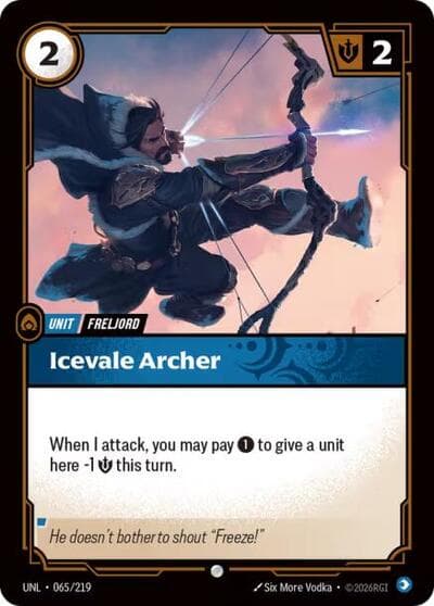 Icevale Archer card