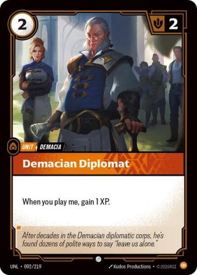 Demacian Diplomat card