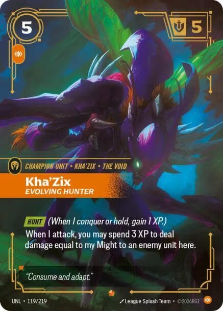 Kha'Zix, Evolving Hunter — Unleashed (#119)