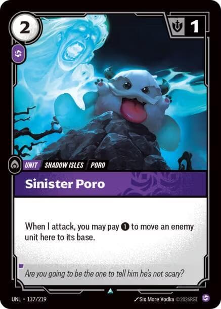 Sinister Poro — Unleashed (#137)