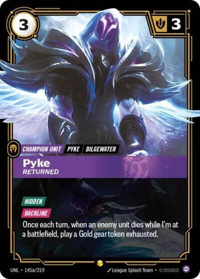 Pyke, Returned card
