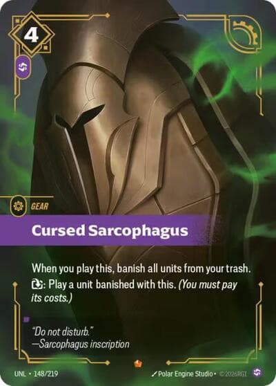 Cursed Sarcophagus card