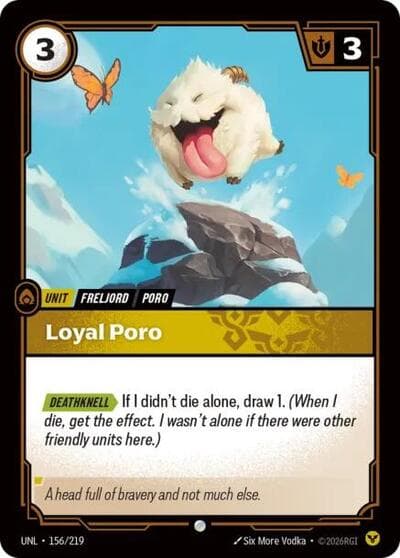 Loyal Poro card