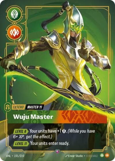 Master Yi, Wuju Master card
