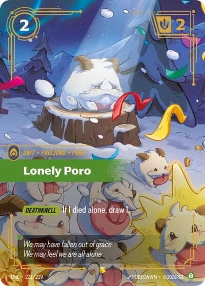 Lonely Poro (Overnumbered) card