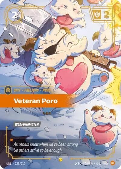Veteran Poro (Overnumbered) card