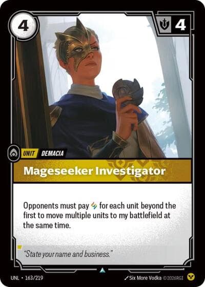 Mageseeker Investigator card