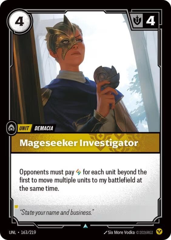 Mageseeker Investigator — Unleashed (#163)