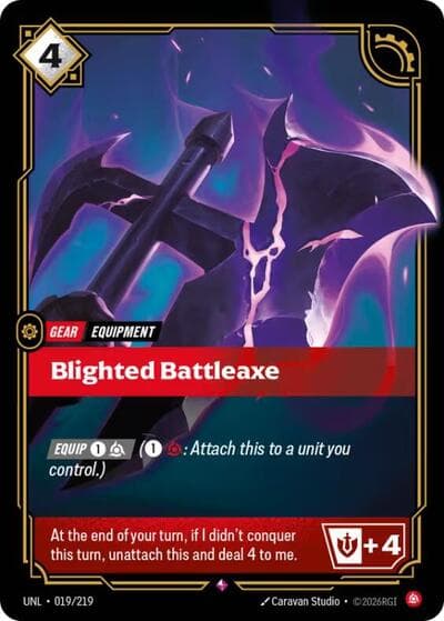 Blighted Battleaxe card