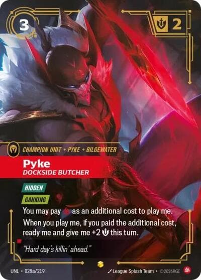 Pyke, Dockside Butcher card