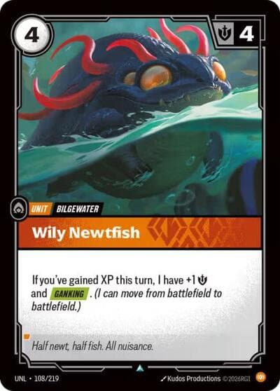 Wily Newtfish card