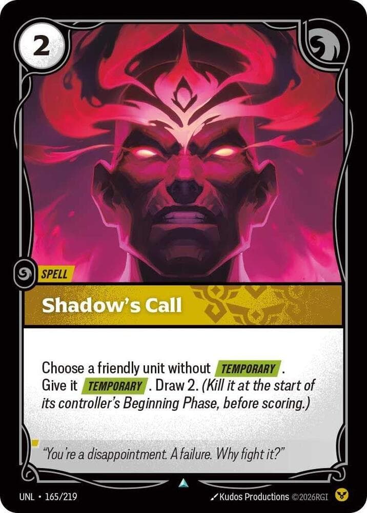 Shadow's Call — Unleashed (#165)