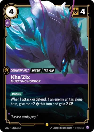 Kha'Zix, Mutating Horror card