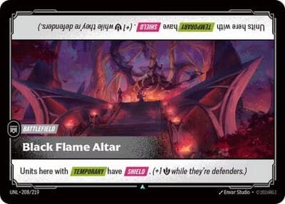Black Flame Altar card