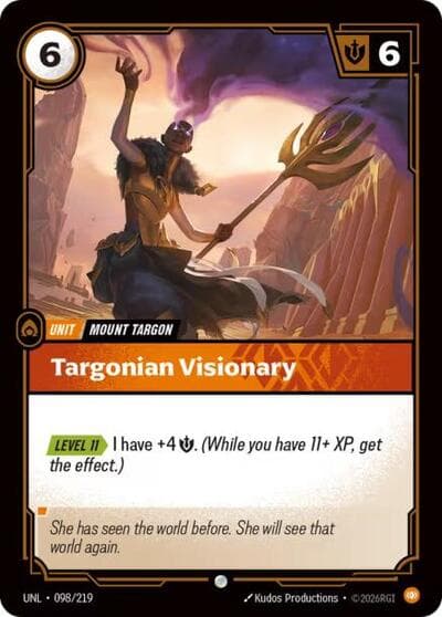 Targonian Visionary card