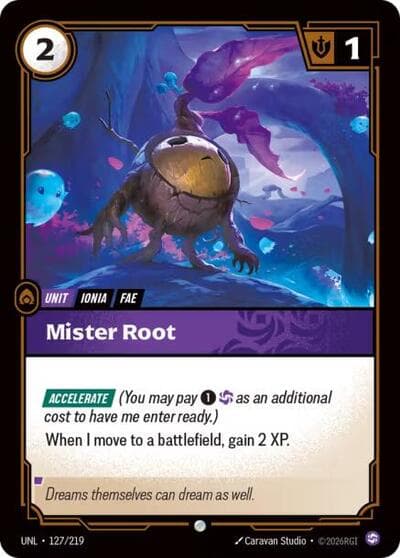 Mister Root card