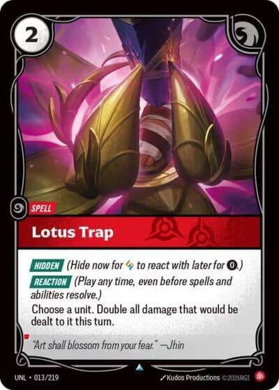 Lotus Trap card