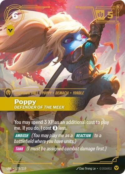 Poppy, Defender of the Meek card