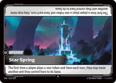Star Spring card