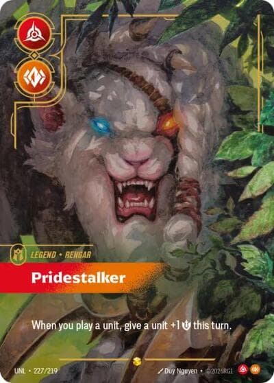 Rengar, Pridestalker card