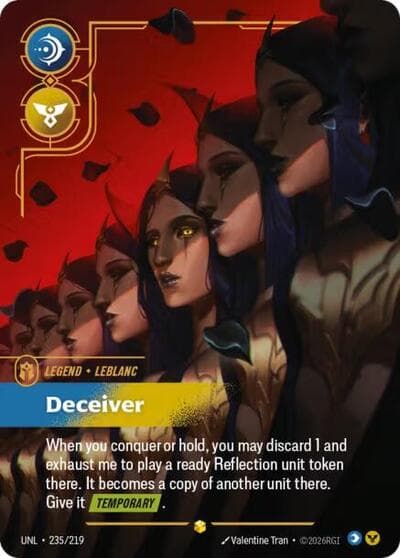 LeBlanc, Deceiver card