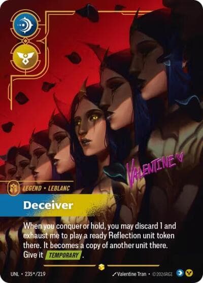 LeBlanc, Deceiver card
