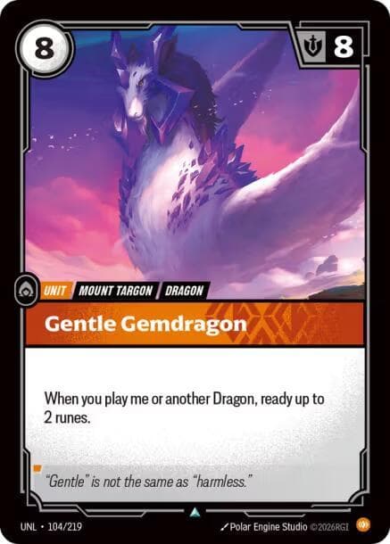 Gentle Gemdragon — Unleashed (#104)