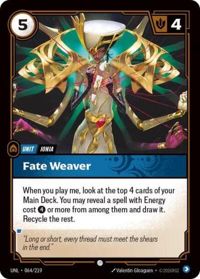 Fate Weaver card